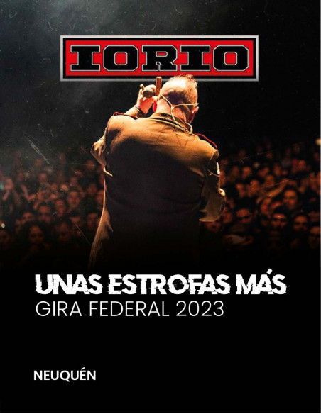 IORIO: Unas Estrofas Más! en Neuquén