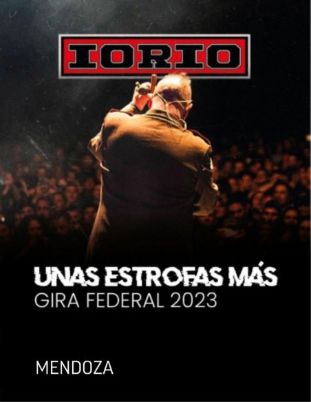 IORIO: Unas Estrofas Más! en Mendoza