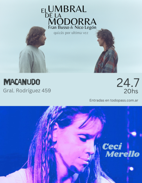 El Umbral de la Modorra junto a Ceci Merello