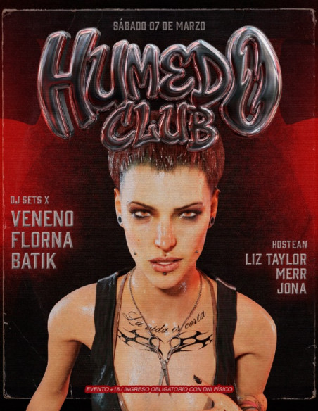 HÚMEDO CLUB || SÁBADO 07 DE MARZO en @glowbardisco