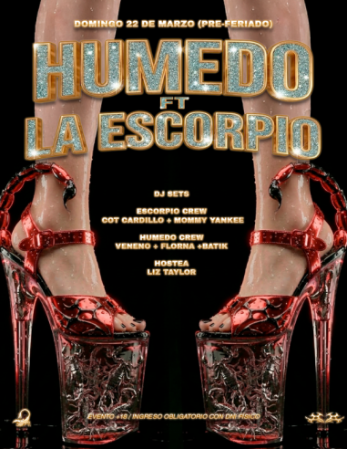 HÚMEDO ft. LA ESCORPIO || DOMINGO 22 DE MARZO...