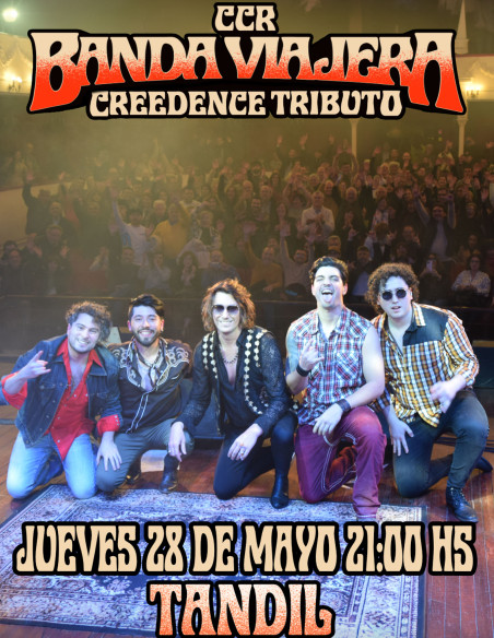 BANDA VIAJERA  POR 1RA VEZ EN TANDIL