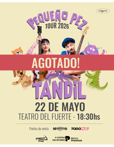 Pequeño Pez Tour 2026